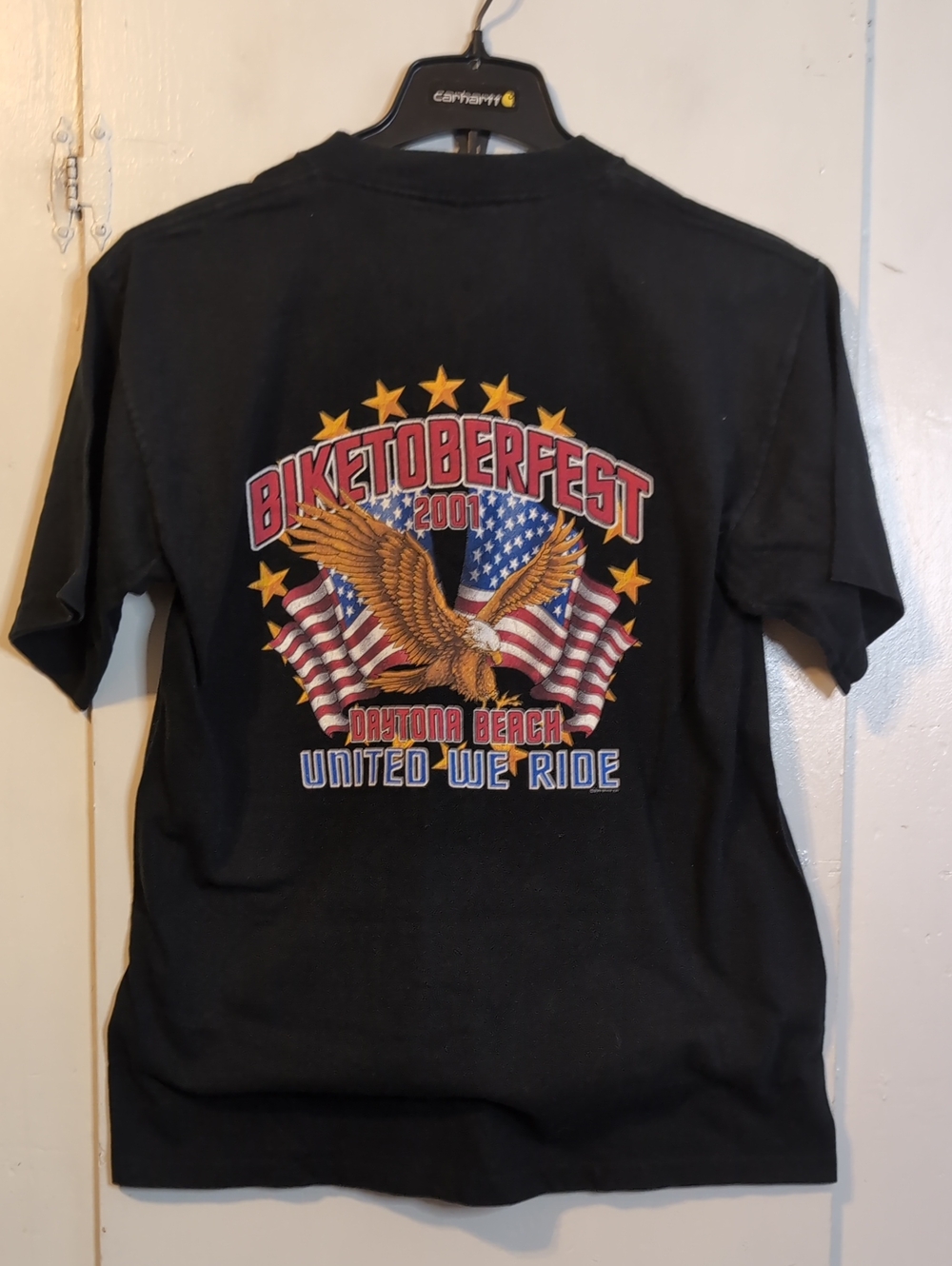 Vint. '01 Daytona Biketoberfest Tee mens large